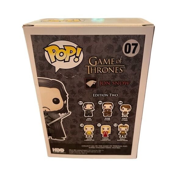 Funko Pop! Jon Snow Vinyl Figure - Picture 3 of 4